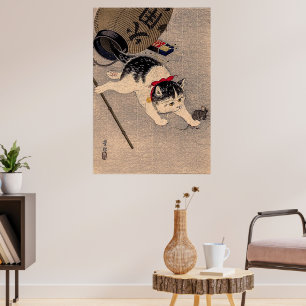 Kat en muis poster