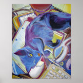 Kat en muis poster (Voorkant)