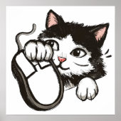 Kat en muis poster (Voorkant)