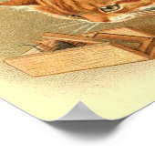 "Kat en muis" Poster (Hoek)