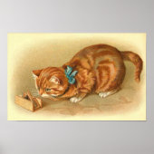 "Kat en muis" Poster (Voorkant)