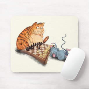 Kat en Muis Schaken Muis Pad Muismat