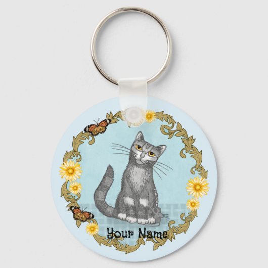 Kat en muis sleutelhanger (Voorkant)