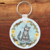 Kat en muis sleutelhanger (Voorkant)