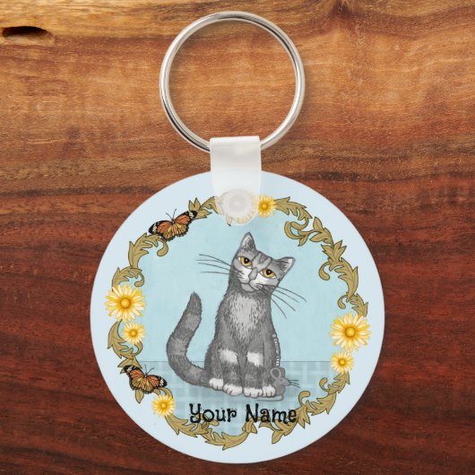 Kat en muis sleutelhanger (Voorkant)