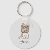 Kat en muis sleutelhanger (Voorkant)