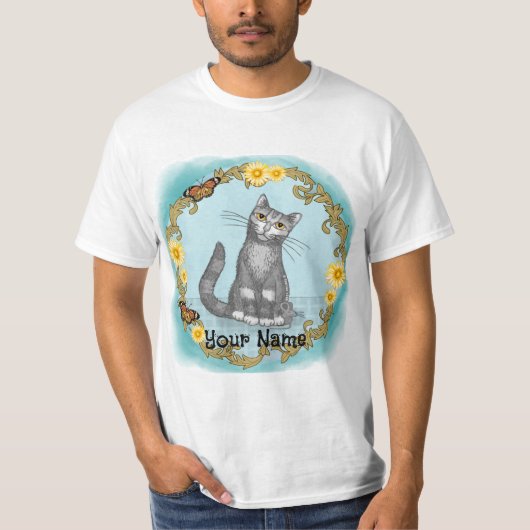 Kat en muis T-Shirt (Voorkant)