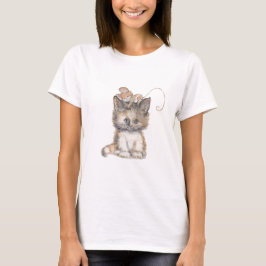 Kat en muis T-shirt voor dames