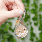 Kat en muis Tan Sleutelhanger (Hand)