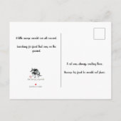 Kat- en muissomschilderij uitnodiging briefkaart (Achterkant)