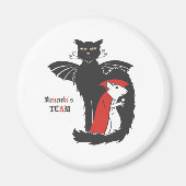 Kat- en muisvampiers magneet (Voorkant)