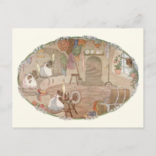 kat en muizen door H. Willebeek Le Mair Briefkaart