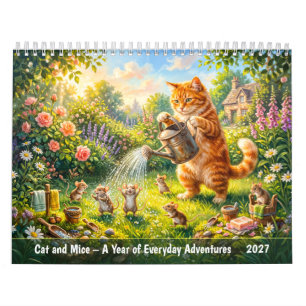 Kat en Muizen - Een Jaar van Alledaagse Avonturen Kalender