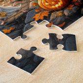 Kat en Muizen Halloween Stadswandeling Legpuzzel (Zijkant)