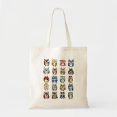 Kat en Owls Bag Tote Bag (Voorkant)