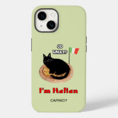 Kat en pizza Case-Mate iPhone case (Achterkant)