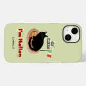 Kat en pizza Case-Mate iPhone case (Achterkant (horizontaal))