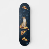 KAT EN PIZZA IN DE RUIMTE SKATEBOARDS (Voorkant)