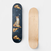 KAT EN PIZZA IN RUIMTE SKATEBOARDS SKATEBOARD (Voorkant)