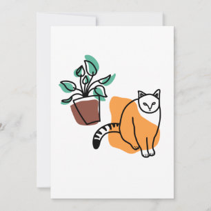 Kat en plant kaart