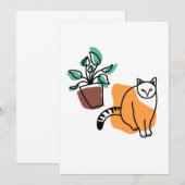 Kat en plant kaart (Voorkant / Achterkant)