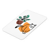 Kat en plant magneet (Linkerzijde)