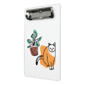 Kat en plant mini klembord (Angled2)