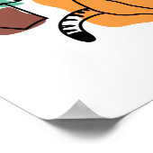 Kat en plant poster (Hoek)