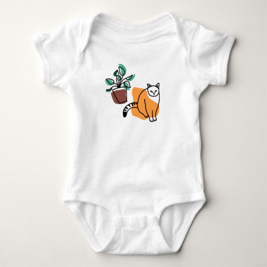 Kat en plant romper (Voorkant)