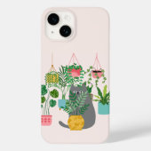 Kat en Planten Case-Mate iPhone Case (Achterkant)