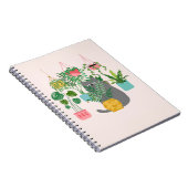 Kat en Planten Notitieboek (Rechterzijde)