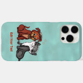 Kat en pop, Jouw tekst bewerken Case-Mate iPhone Case (Achterkant (horizontaal))