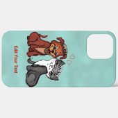 Kat en pop, Jouw tekst bewerken Case-Mate iPhone Case (Achterkant (horizontaal))