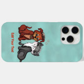 Kat en pop, Jouw tekst bewerken Case-Mate iPhone Case (Achterkant (horizontaal))