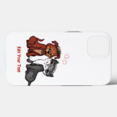 Kat en pop, Jouw tekst bewerken Case-Mate iPhone Case (Achterkant (horizontaal))