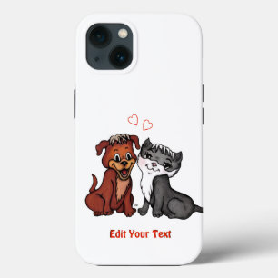 Kat en pop, Jouw tekst bewerken Case-Mate iPhone Case