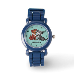 Kat en pop, Jouw tekst bewerken Horloge