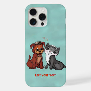 Kat en pop, Jouw tekst bewerken iPhone 15 Pro Max Case