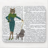 Kat en porselein muismat (Voorkant)