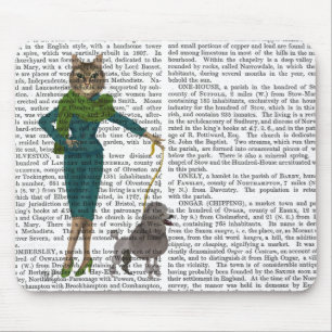 Kat en porselein muismat