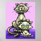 Kat en Poster van Kitten (Voorkant)