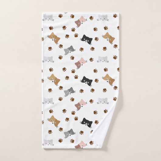 Kat en poten bad handdoek (Handdoek)