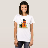 Kat en Pumpkinman T-Shirt (Voorkant volledig)