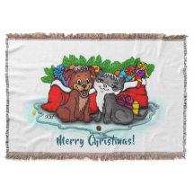 Kat en puppy, Happy XMas