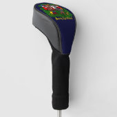 Kat en puppy, Happy XMas Golfheadcover (Schuin)