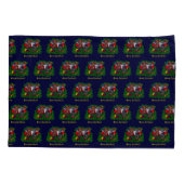 Kat en puppy, Happy XMas Kussensloop (Achterkant-Links)