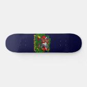 Kat en puppy, Happy XMas Persoonlijk Skateboard (Horizontaal)