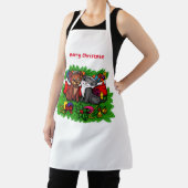 Kat en puppy, Happy XMas Schort (Insitu)