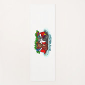 Kat en puppy, Happy XMas Yogamat (Voorkant)