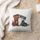 Kat en puppy kussen (Deken)